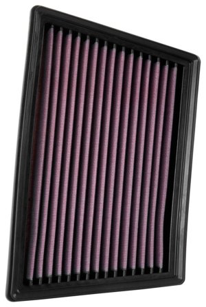 Land Rover Discovery Sport Engine Air Filter - K&N Engineering - High-Flow Drop-In Replacement (Washable/Reusable Oiled Cotton) - `15-`18